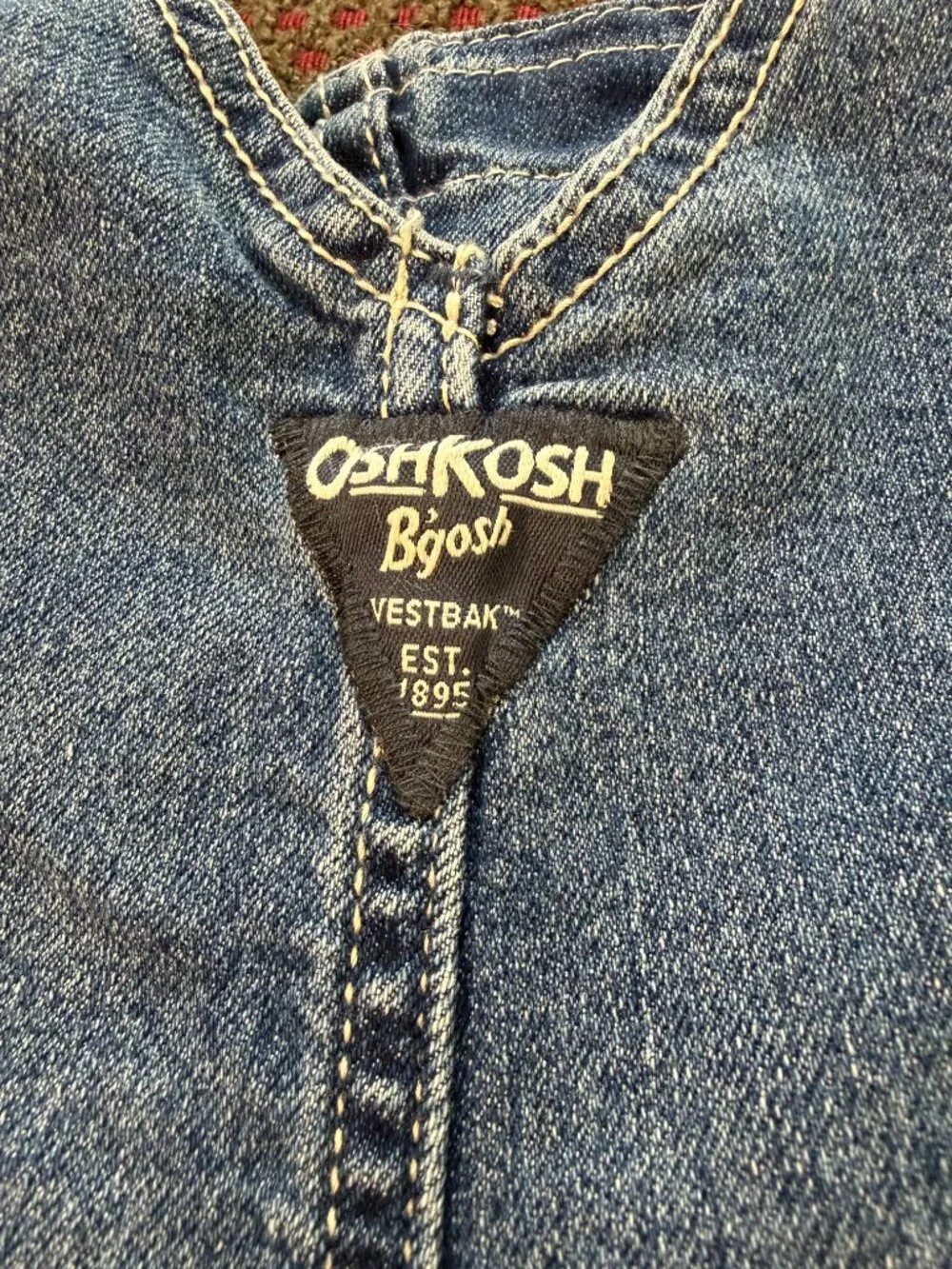 NWT OshKosh B'gosh 2T Denim Bib Overalls Medium Wash Adjustable Straps Unisex